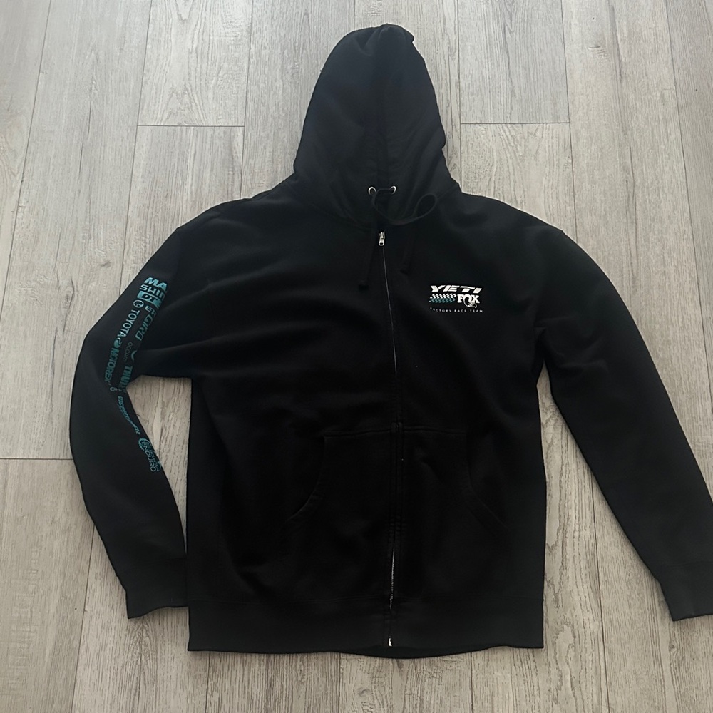 Yeti Black Hoodie Jacket